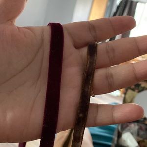 Velvet chokers